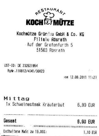 sckd Hffner Kochmtze Restaurant